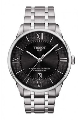 Tissot Chemin des Tourelles Powermatic 80 Stainless Steel / Black / Bracelet
